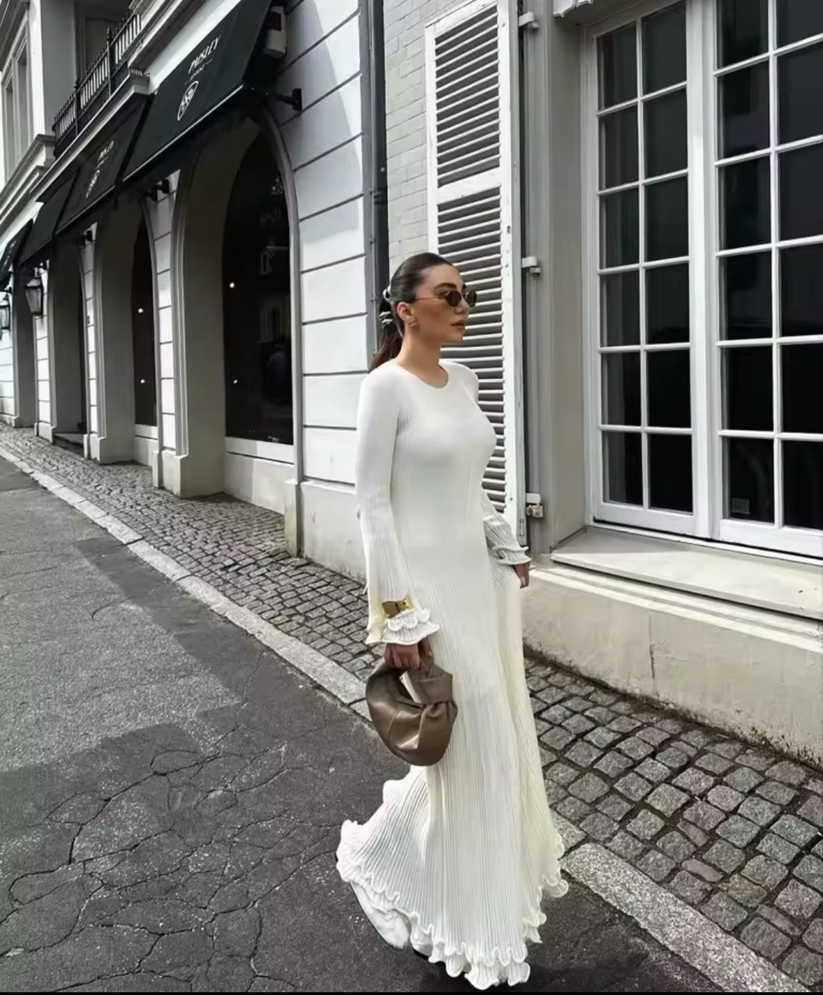 Serena Strick- Maxikleid