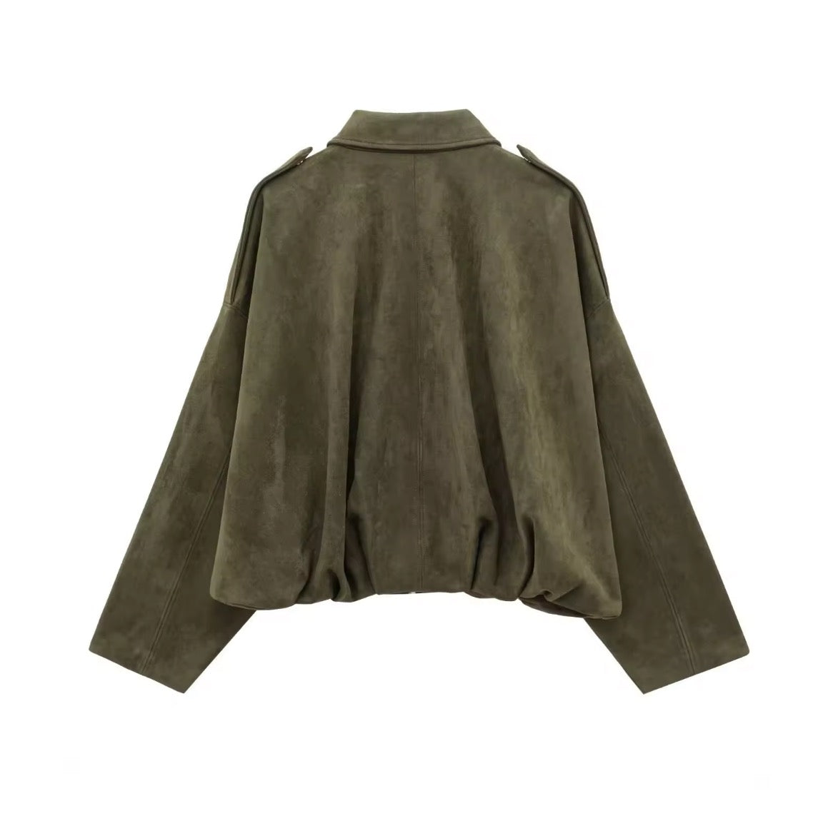 Suede Bomber Jacke - PRE ORDER