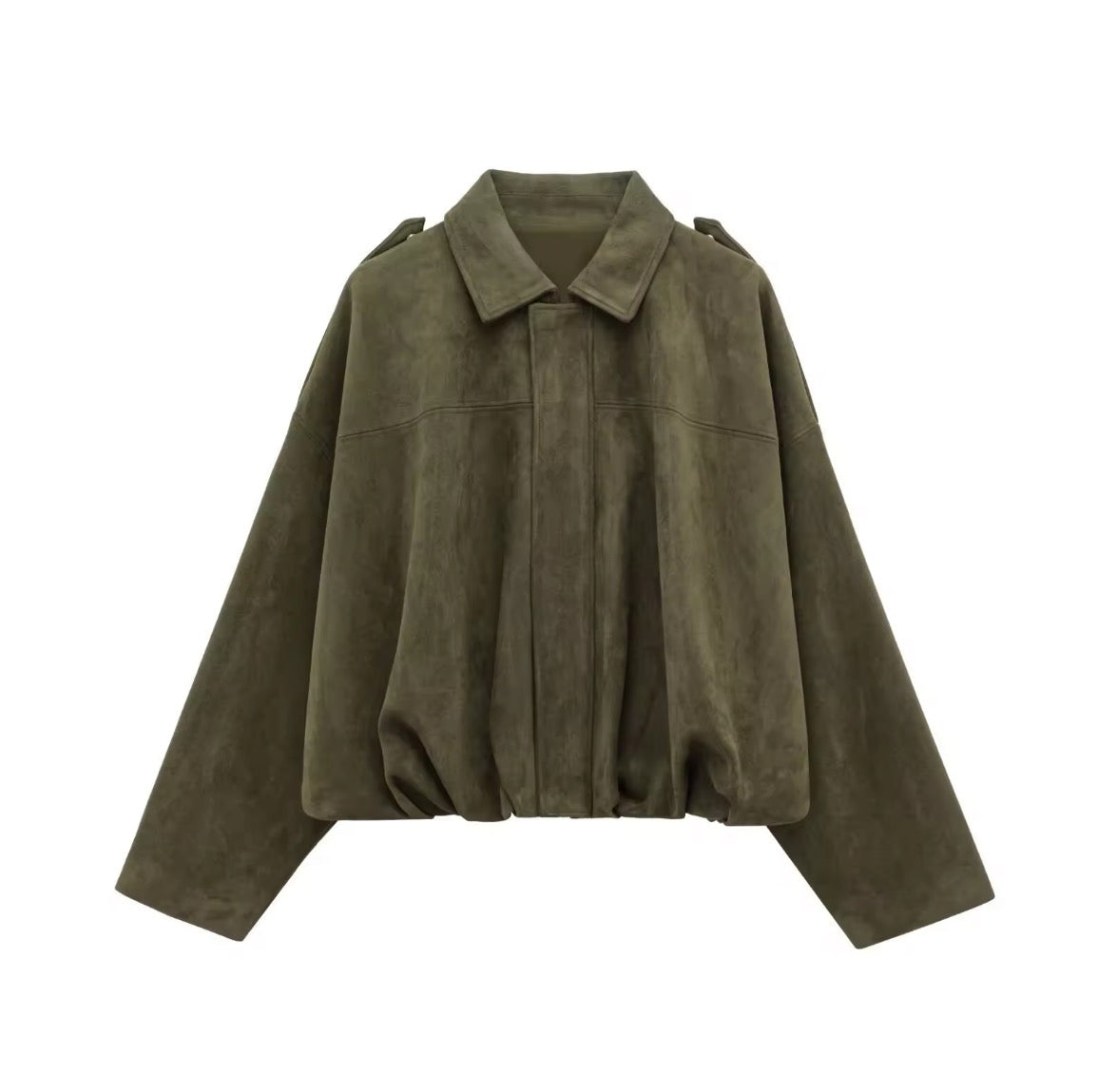 Suede Bomber Jacke - PRE ORDER