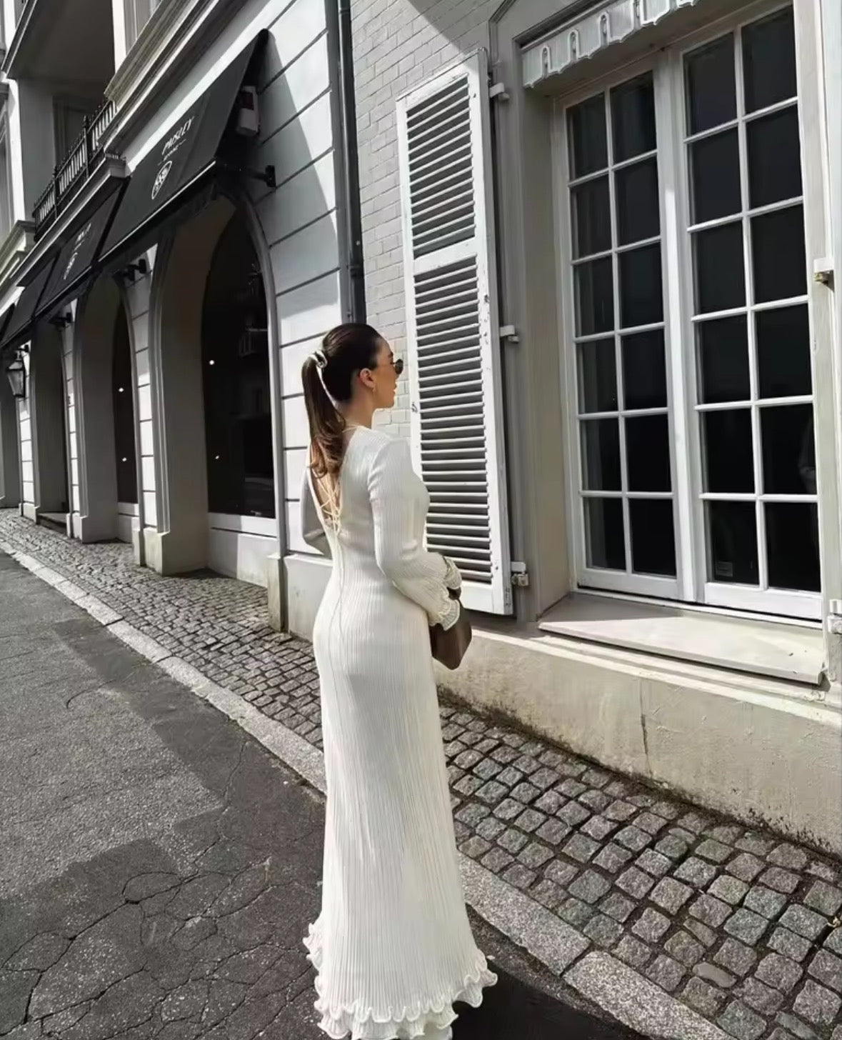 Serena Strick- Maxikleid