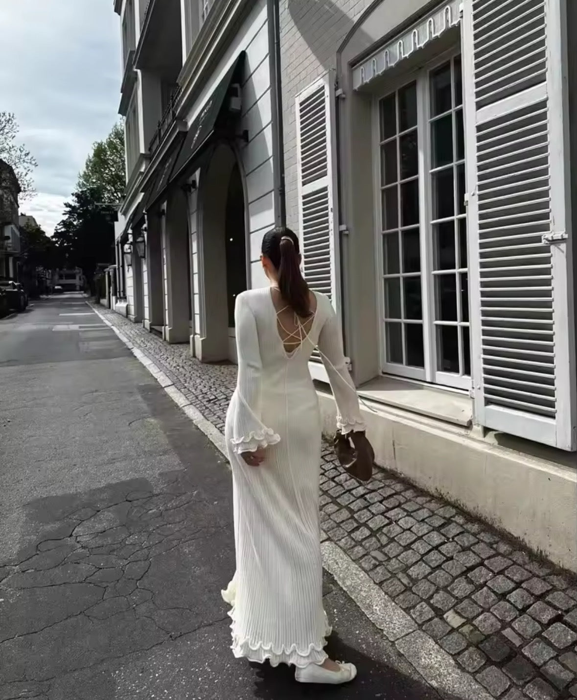 Serena Strick- Maxikleid