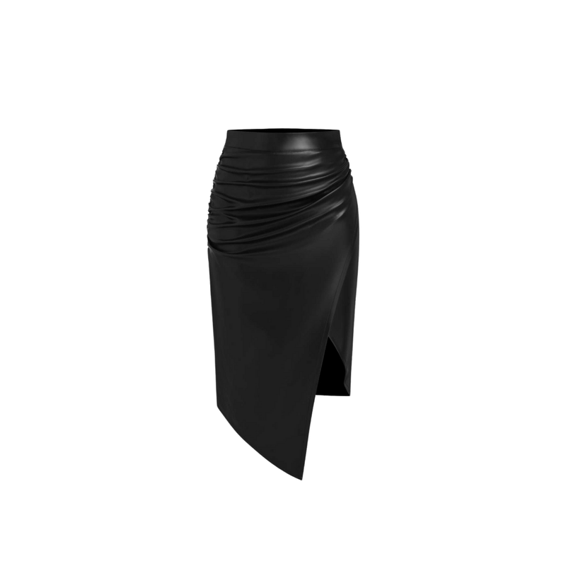 Femme Fatale Faux Leather Skirt
