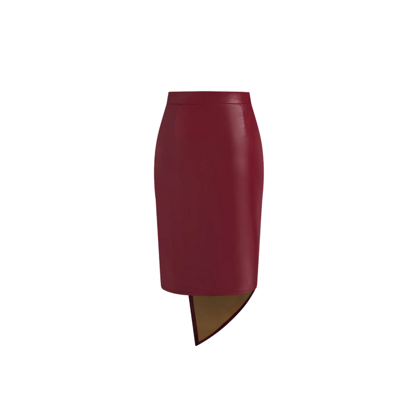 Femme Fatale Faux Leather Skirt