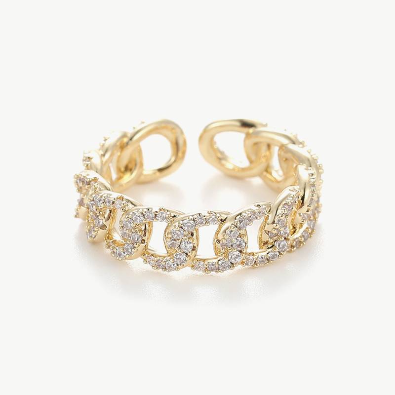 Glam Link Ring