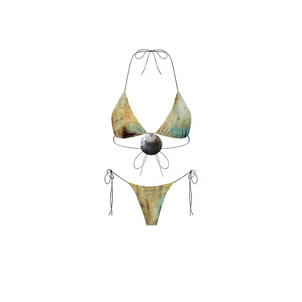 Ocean Art Set – Bikini & Maxi-Sarong